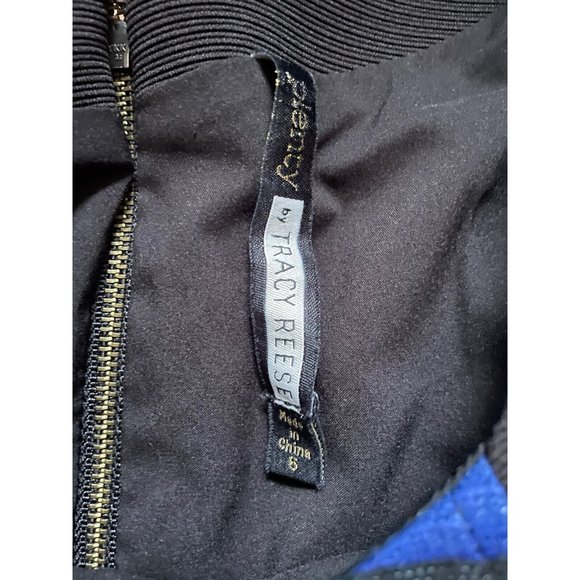 Plenty By Tracy Reese Women's Triangle Geometric Print Sheath Dress Black Size 6 - Picture 3 of 4